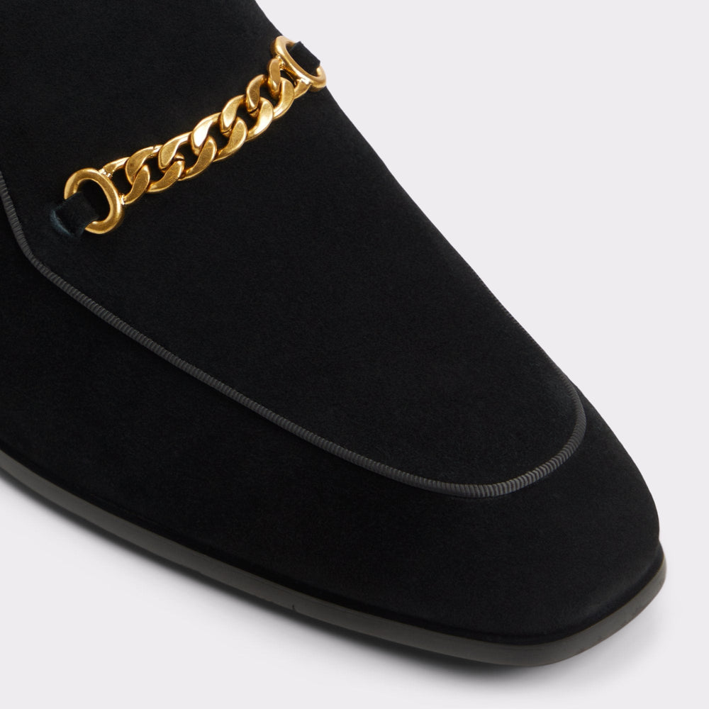 Aldo Umo Open Black Men's Dress Shoes - Loafer