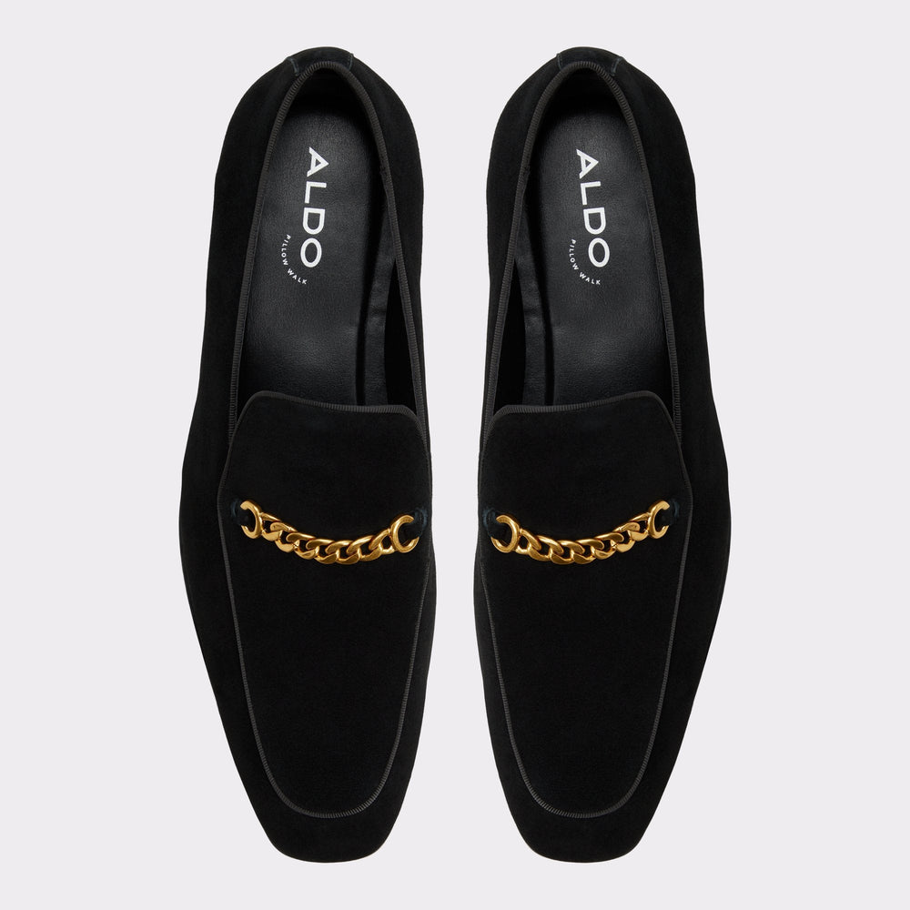 Aldo Umo Open Black Men's Dress Shoes - Loafer