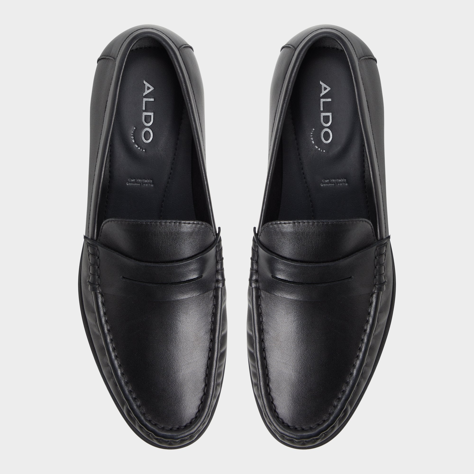 Aldo Speakeasy Open Black Men's Dress Shoes - Loafer