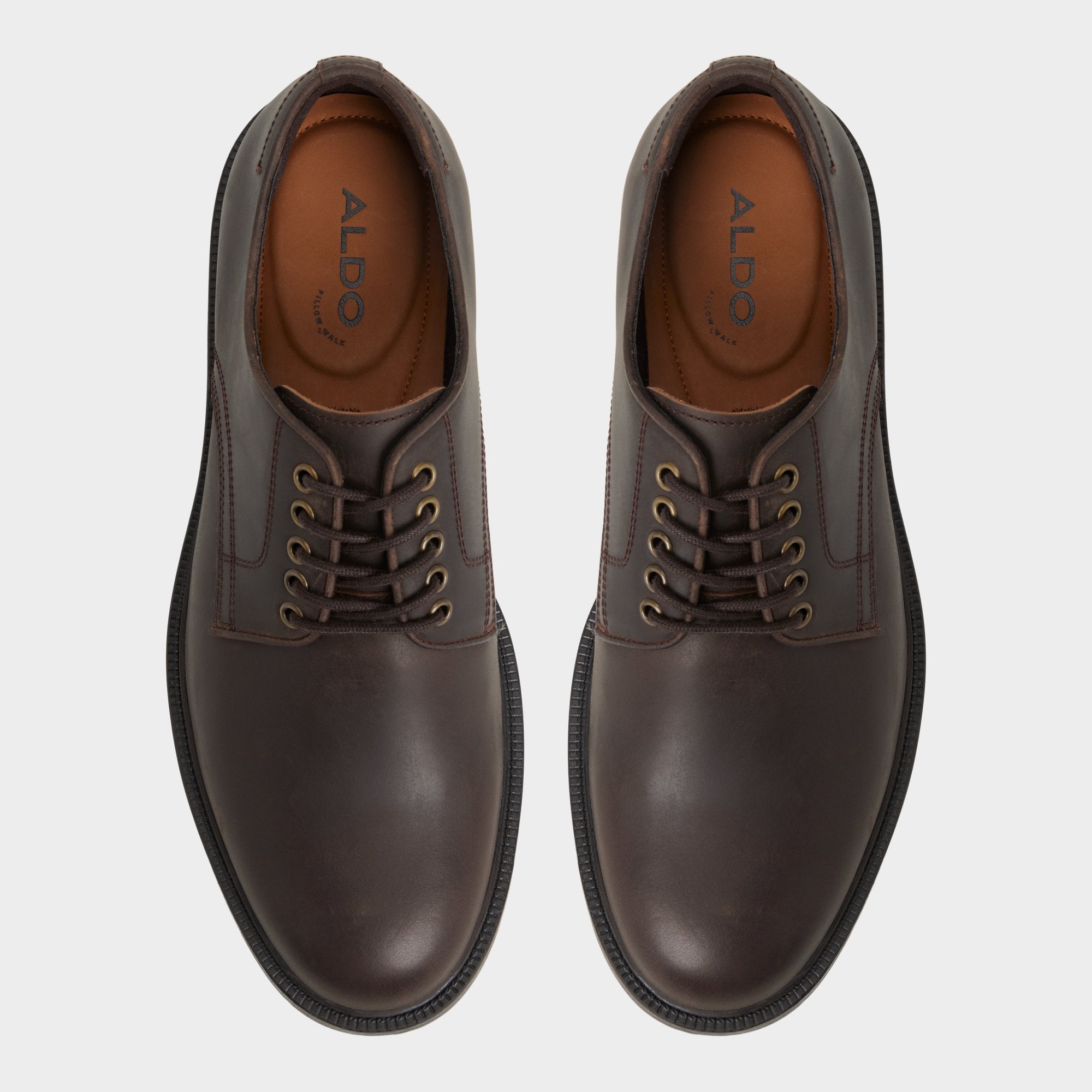 Aldo Geoff in Dark Brown - Derby shoe