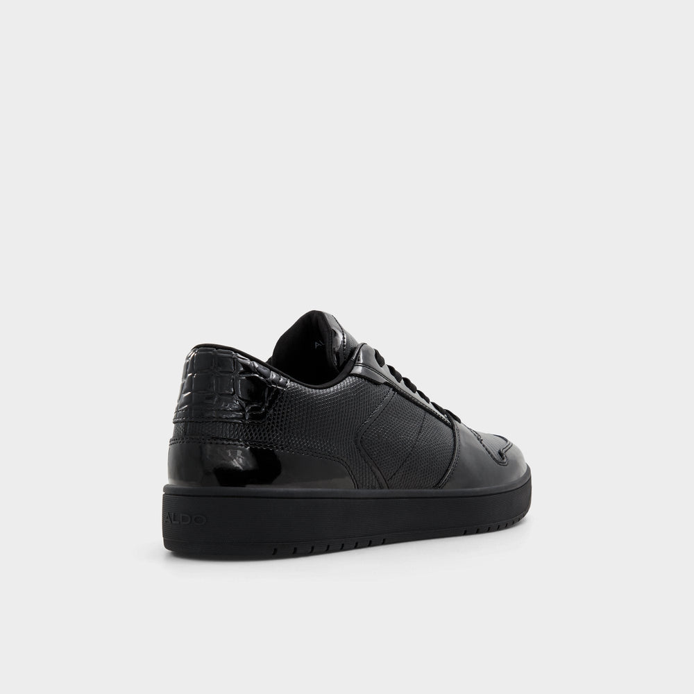 Aldo Zethan Black Synthetic Patent Men's Low top - Low top sneaker, Cup sole
