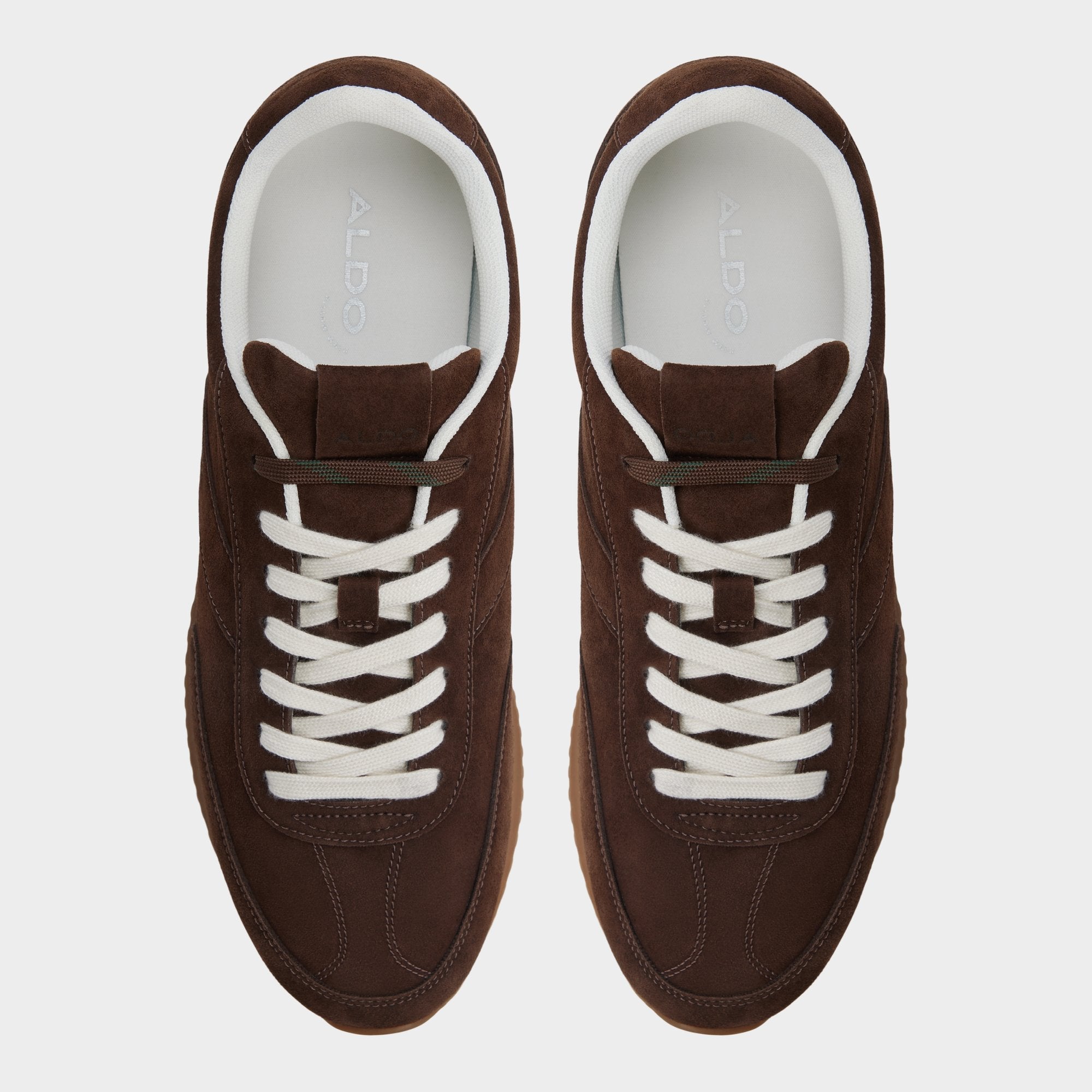 Aldo Nathaniell in Dark Brown - Low top sneaker, Cup sole