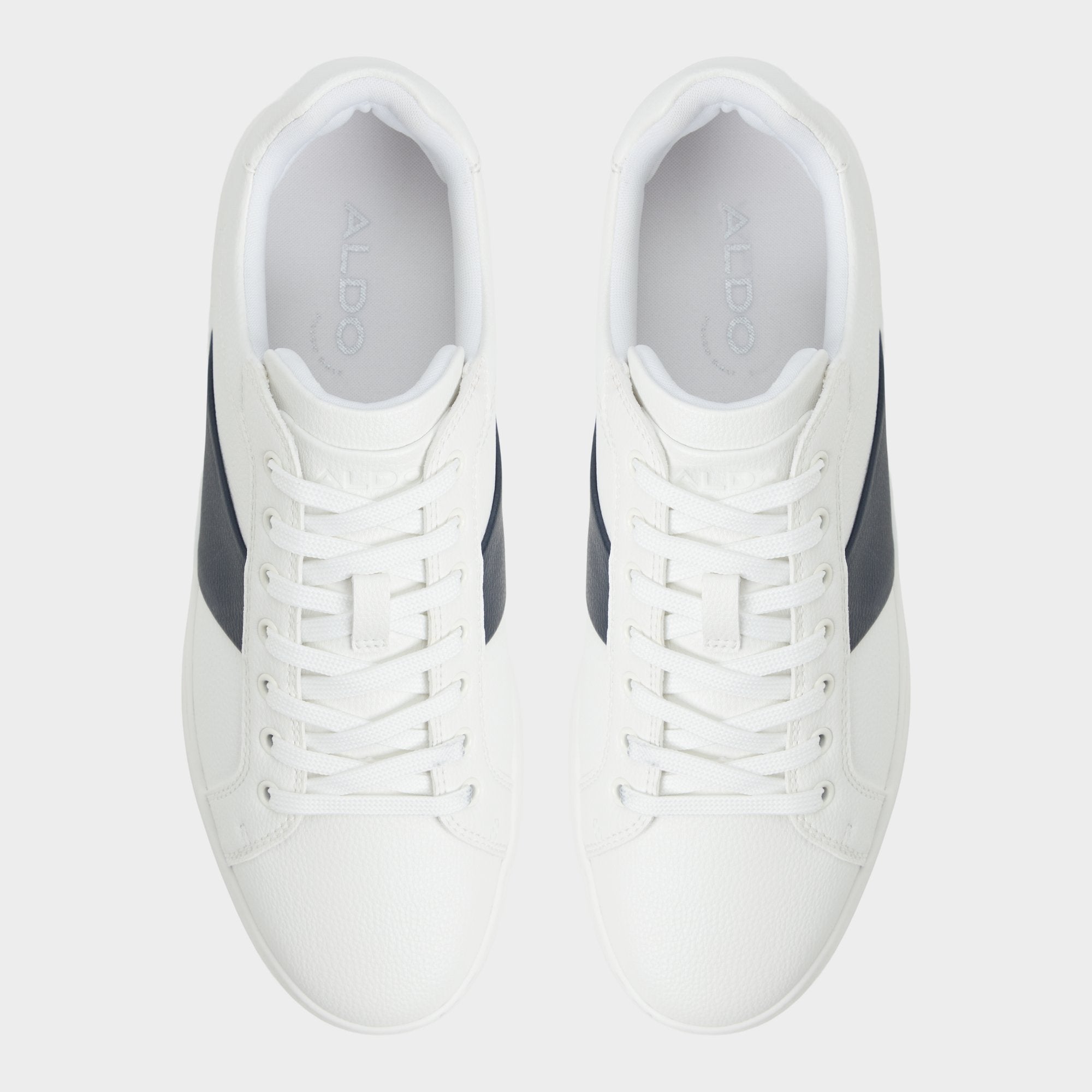 Aldo Ozzy White/Navy Men's Low top - Low top sneaker, Cup sole
