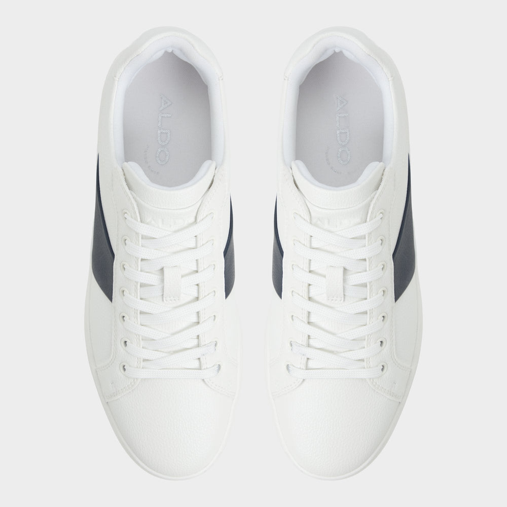 Aldo Ozzy White/Navy Men's Low top - Low top sneaker, Cup sole