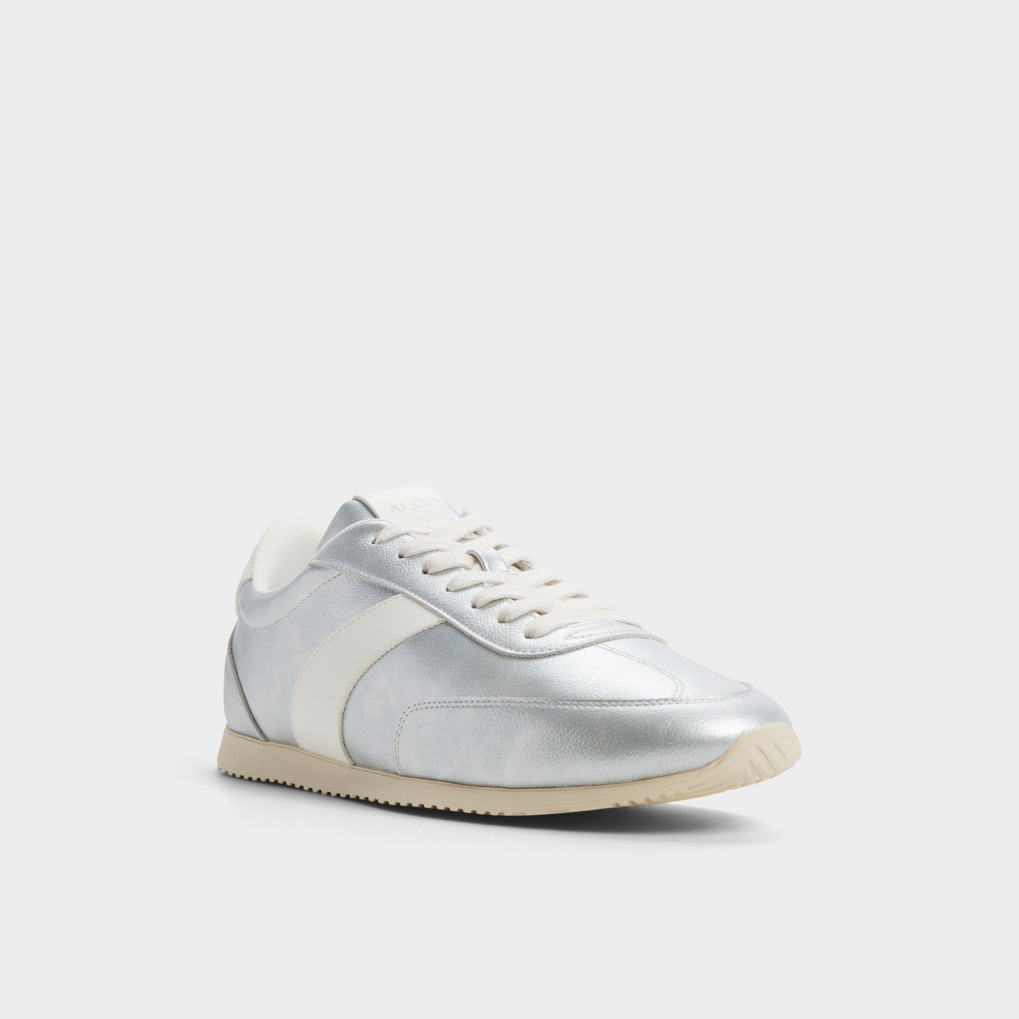 Aldo Nathaniell in Silver - Low top sneaker, Cup sole