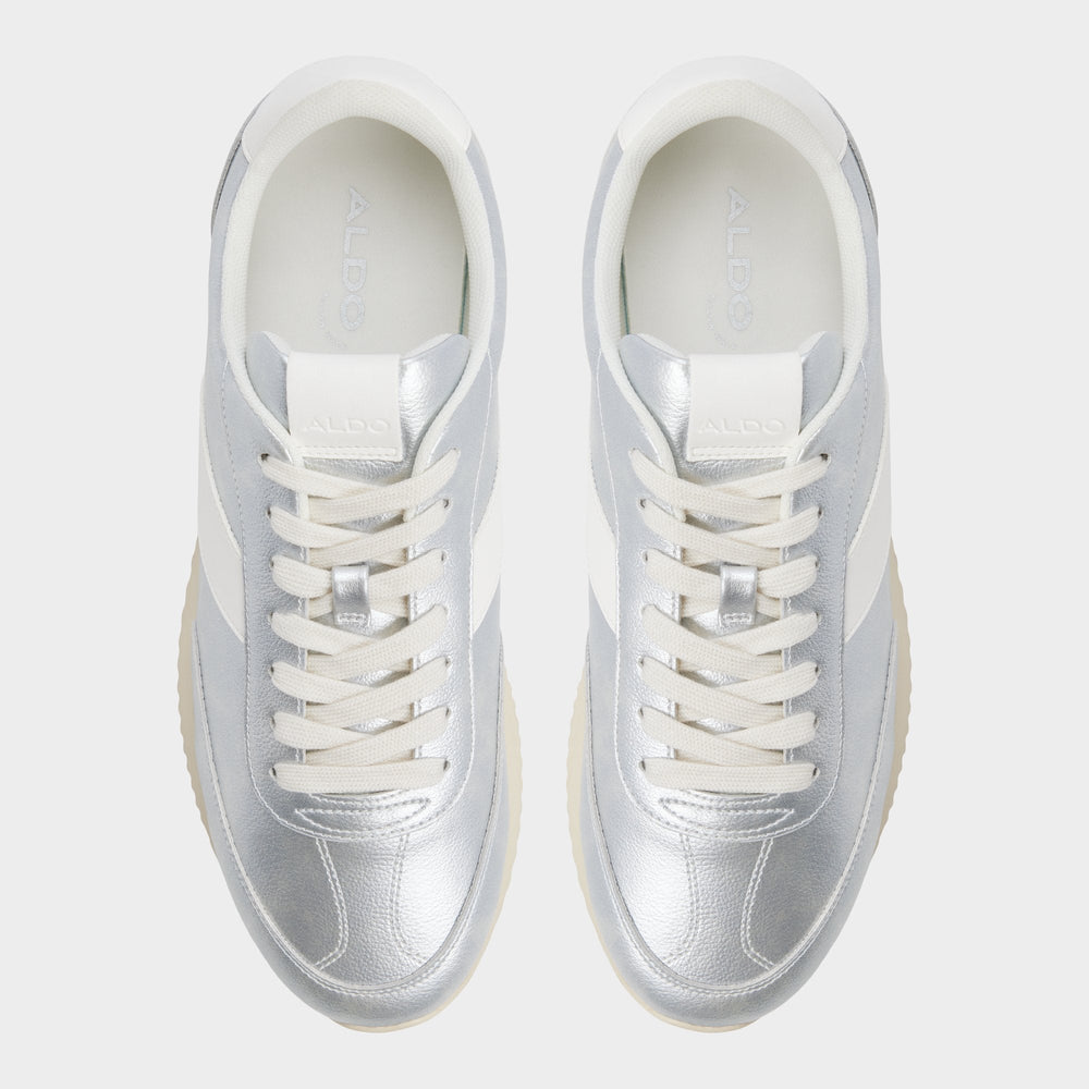 Aldo Nathaniell in Silver - Low top sneaker, Cup sole