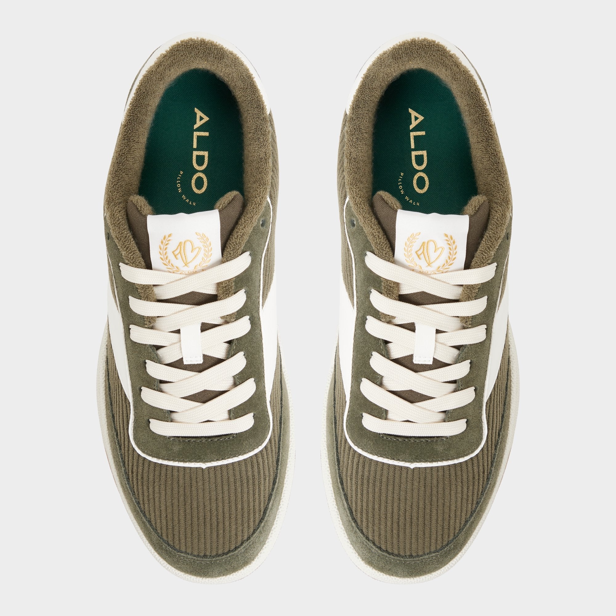 Aldo Ashwin in Olive - Low top sneaker, Cup sole