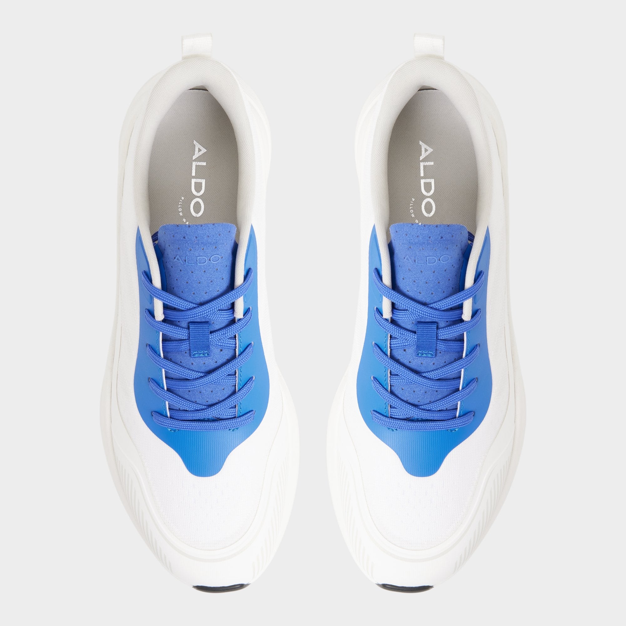 Aldo Pillowsnkr in M White Blue14112546 - Jogger sneaker, Jogger sole