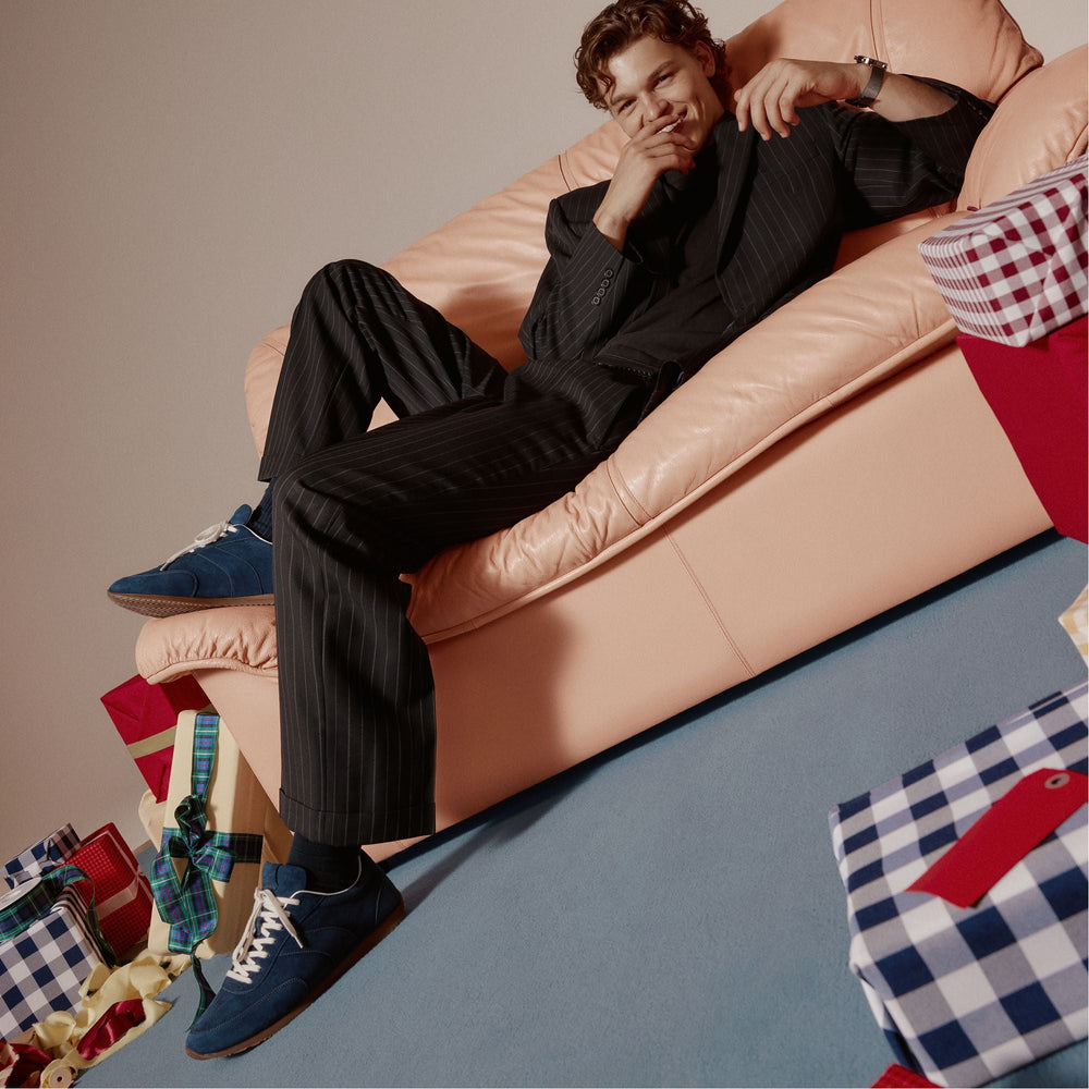 Aldo Nathaniell in Navy - Low top sneaker, Cup sole