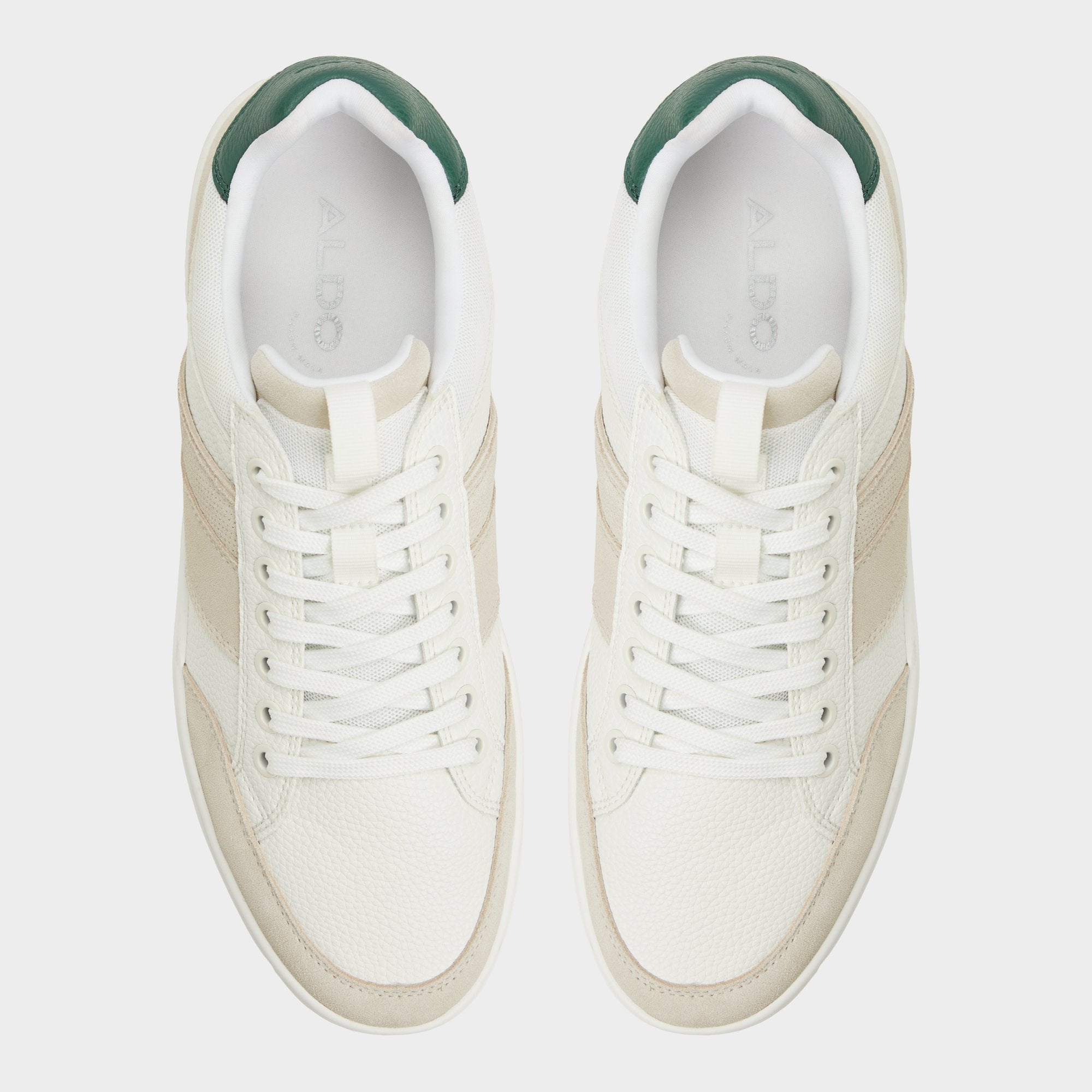 Aldo Elio White/Bone Men's Low top - Low top sneaker