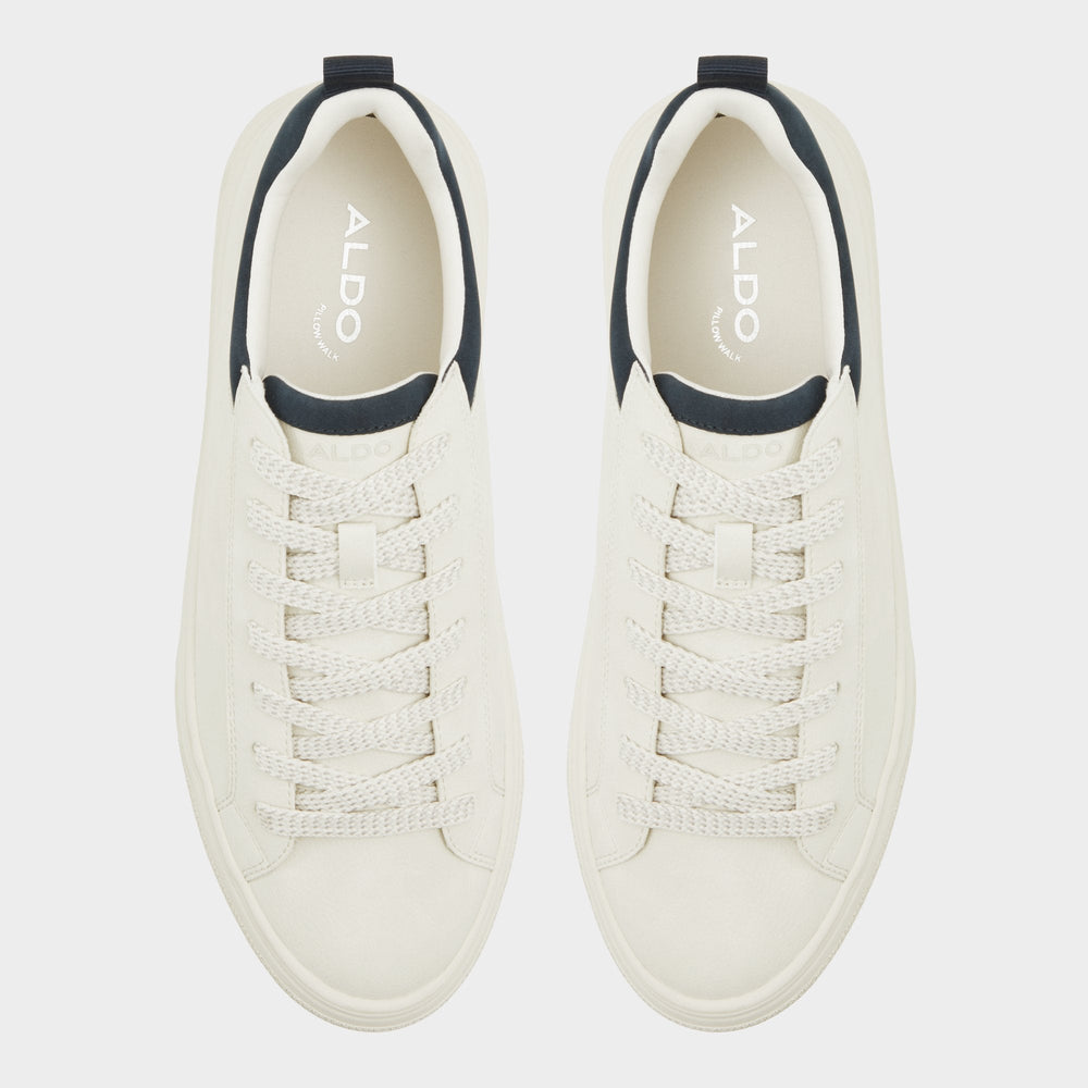 Aldo Bas White/Bone Men's Low top - Low top sneaker, Cup sole