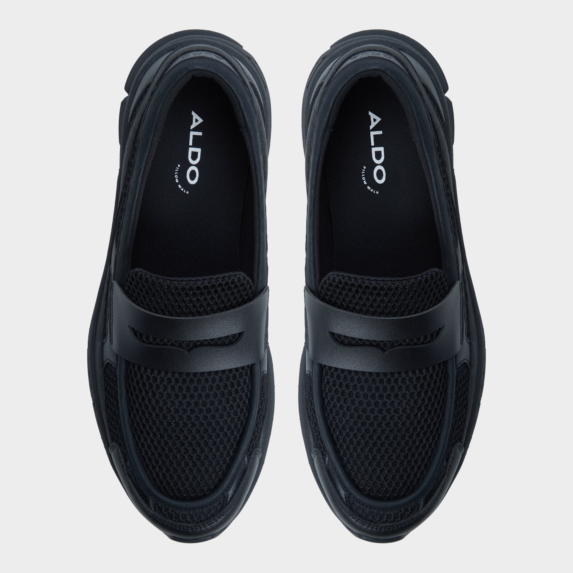 Aldo Loafersnkr in Black - Slip-on sneaker, Jogger sole