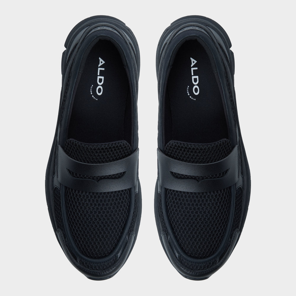 Aldo Loafersnkr in Black - Slip-on sneaker, Jogger sole