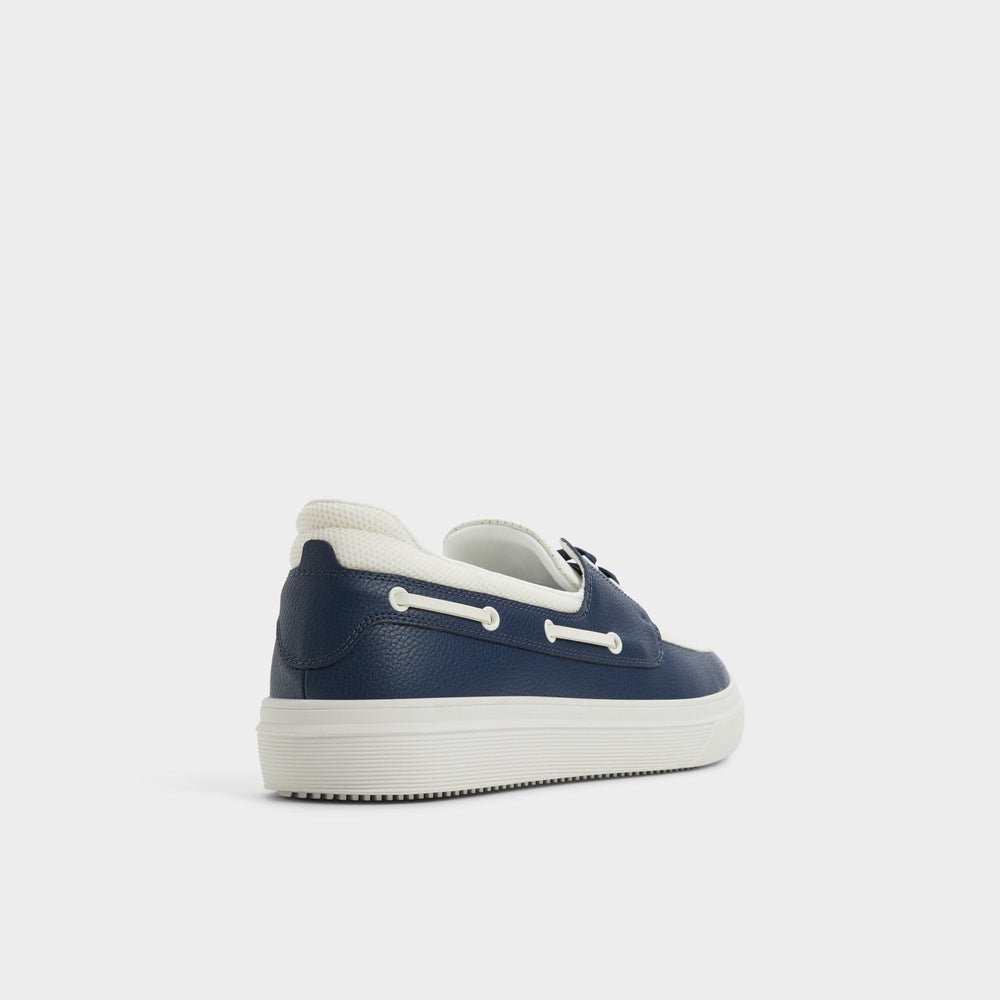 Aldo Wildwave White/Navy Men's Casual Shoes - Boat shoe