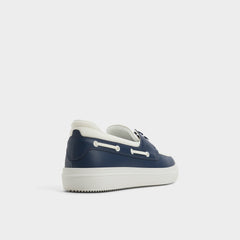 Aldo Wildwave White/Navy Men's Casual Shoes - Boat shoe