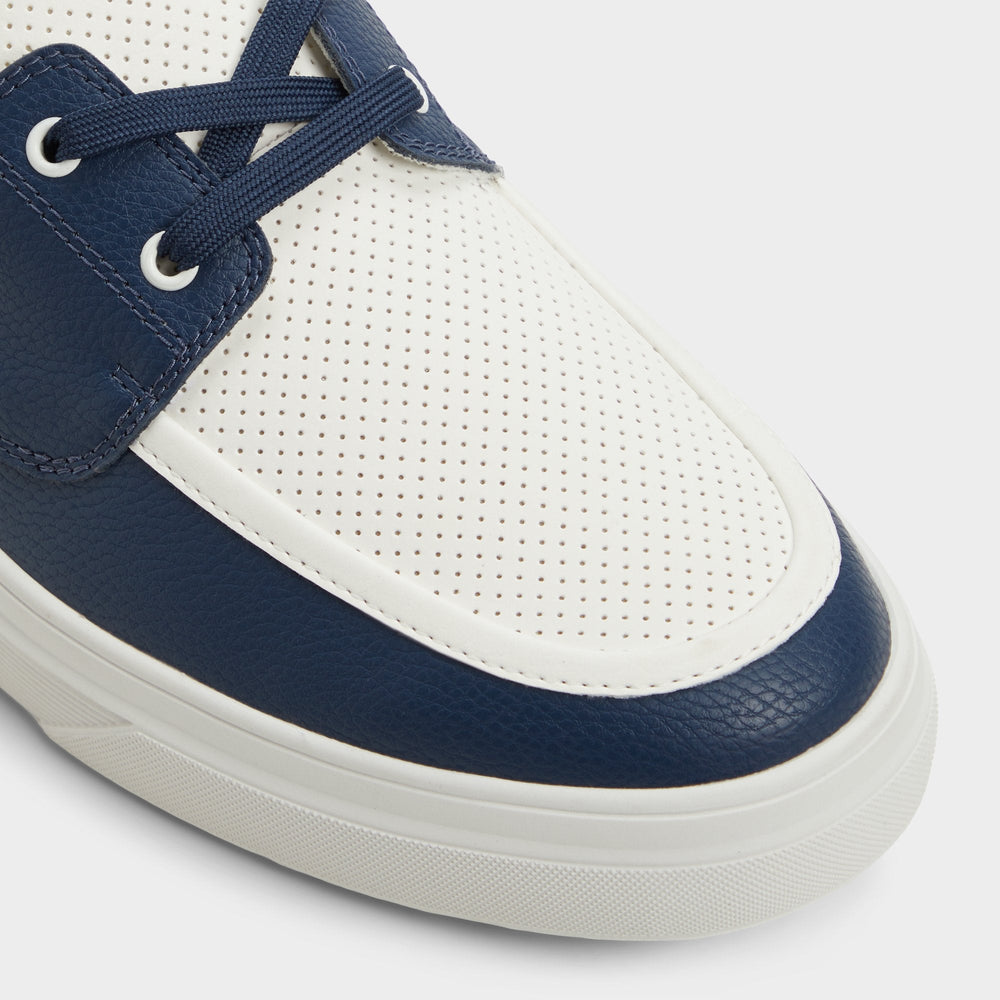 Aldo Wildwave White/Navy Men's Casual Shoes - Boat shoe