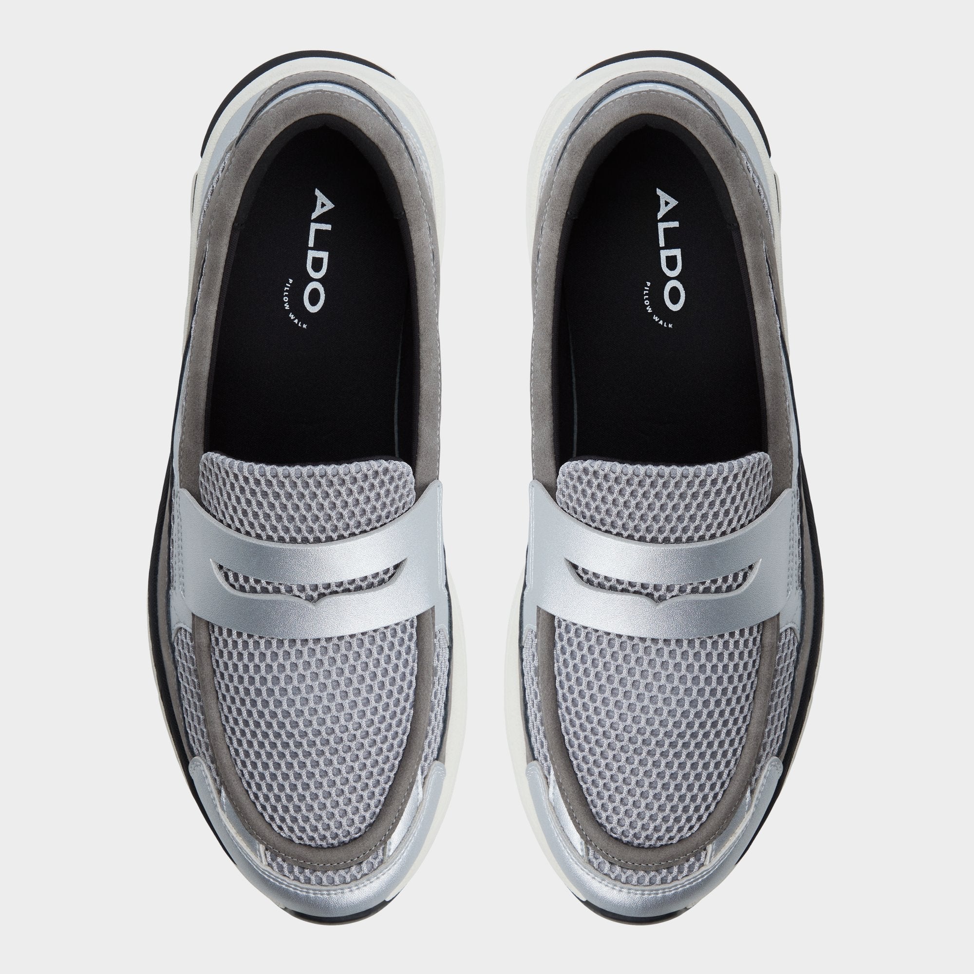 Aldo Loafersnkr in Light Grey 14161944 - Slip-on sneaker, Jogger sole