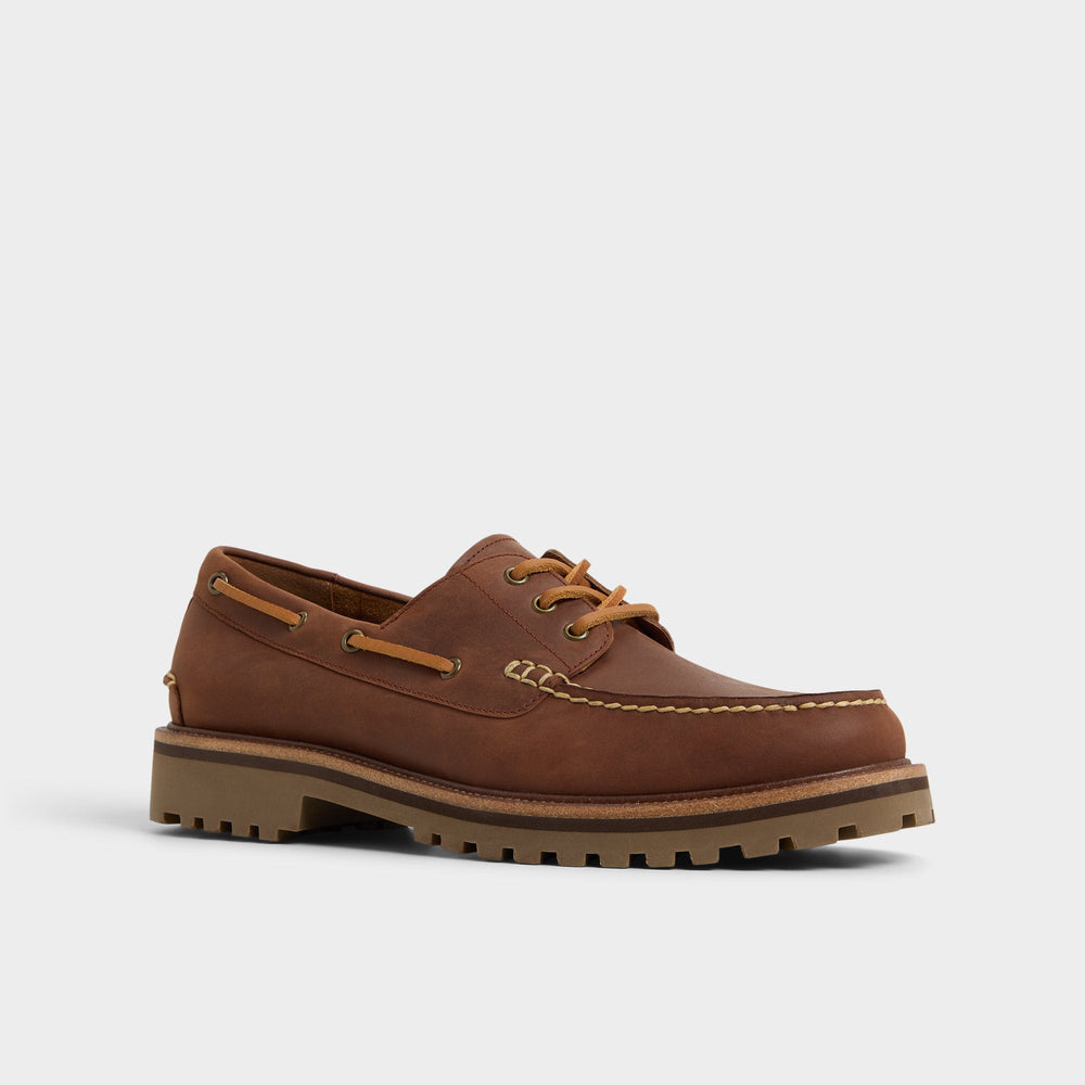 Aldo Cedric in Brown Overflow - Boat shoe