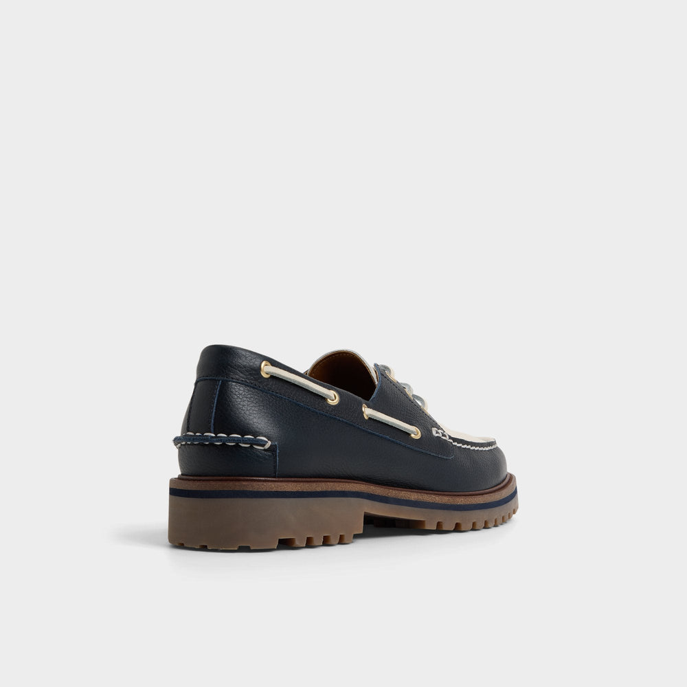 Aldo Cedric in Navy - Boat shoe