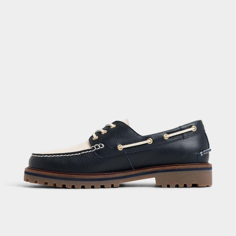 Aldo Cedric in Navy - Boat shoe