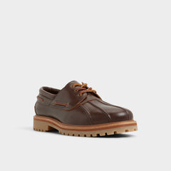 Aldo Finn in Medium Brown - Boat shoe, Lug sole