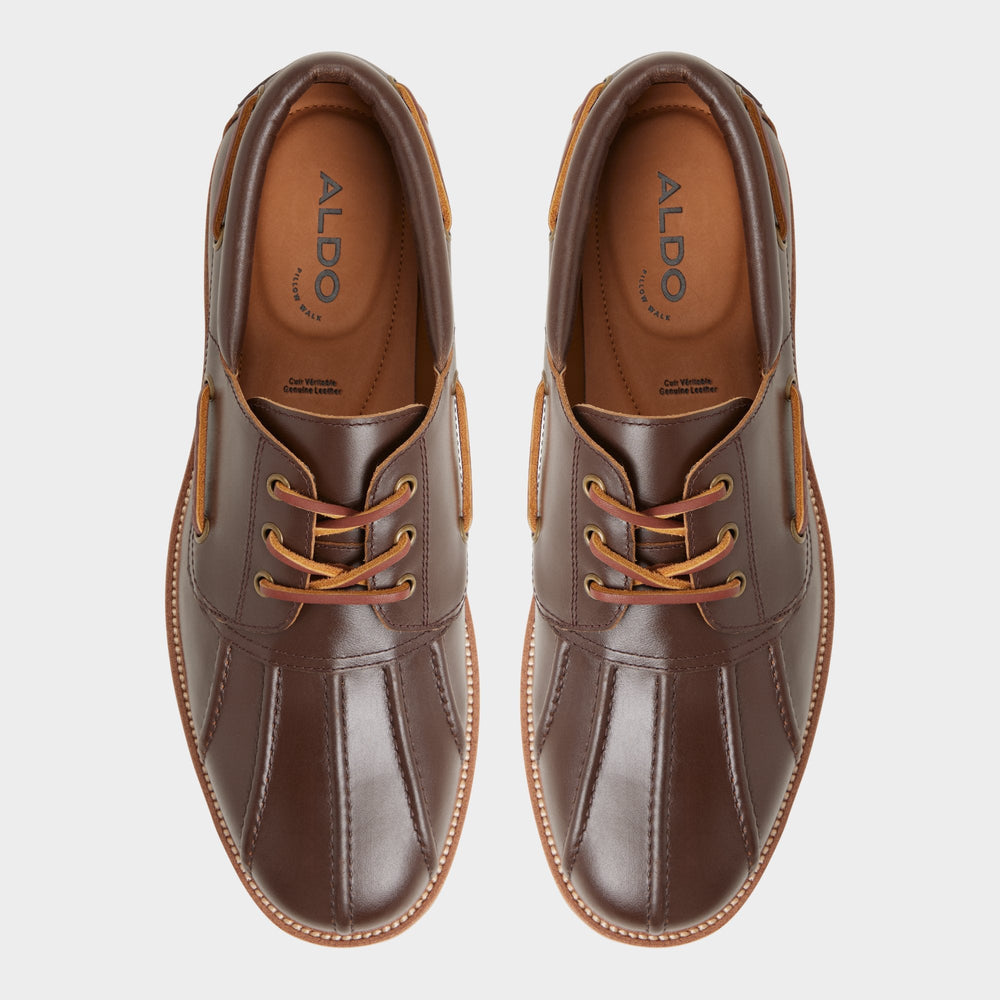 Aldo Finn in Medium Brown - Boat shoe, Lug sole