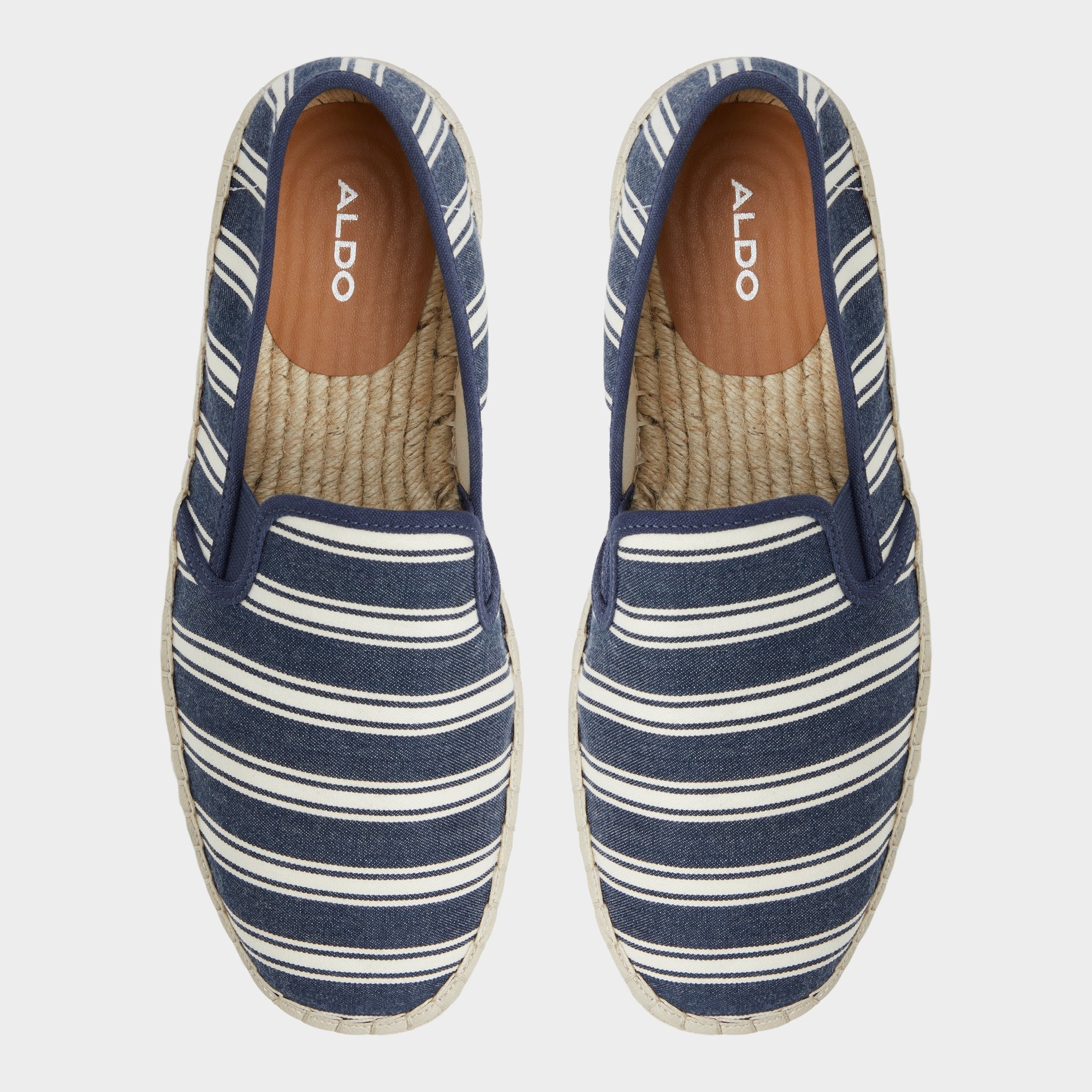 Aldo Johnney Navy Men's Loafers & Slip-Ons - Espadrille