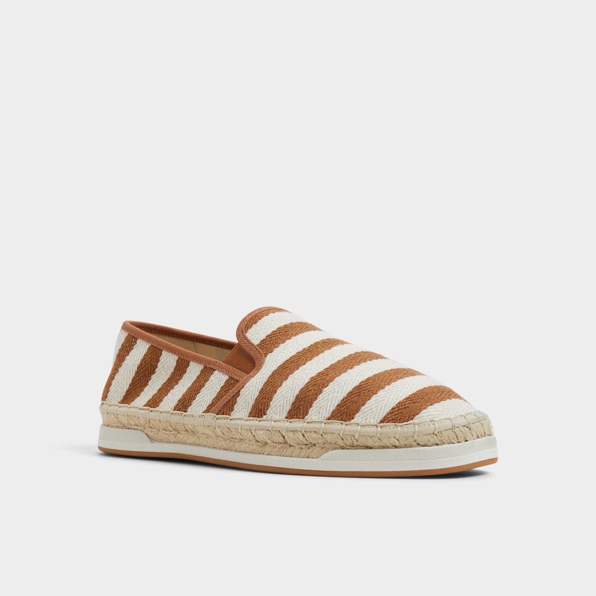 Aldo Johnney Cognac Textile Canvas Men's Espadrilles - Espadrille
