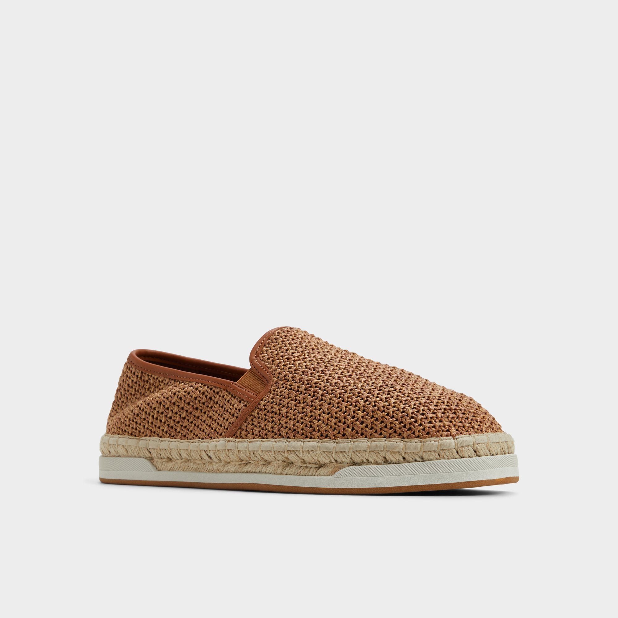 Aldo Johnney Cognac Textile Raffia Men's Espadrilles - Espadrille