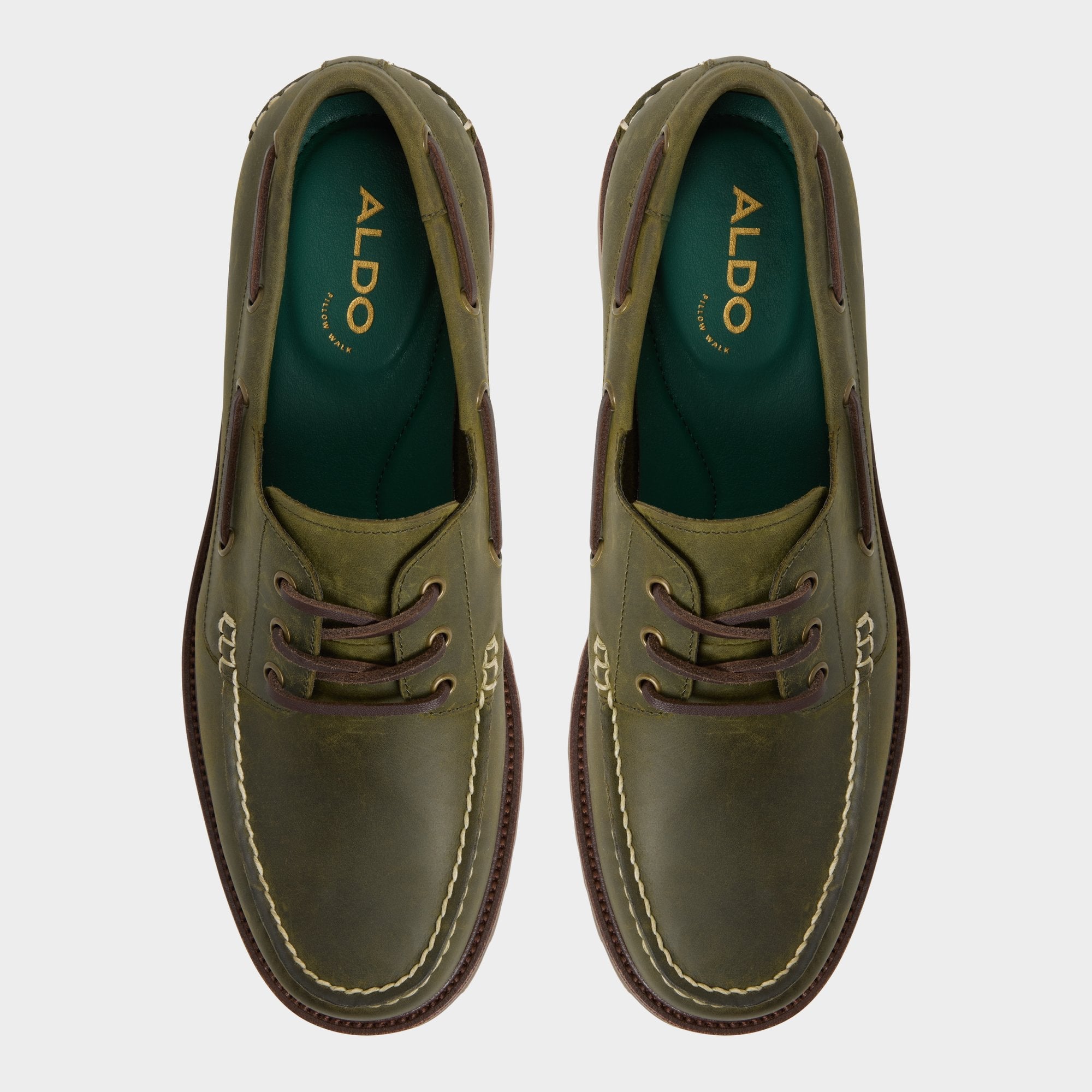 Aldo Cedric in Khaki - Boat shoe