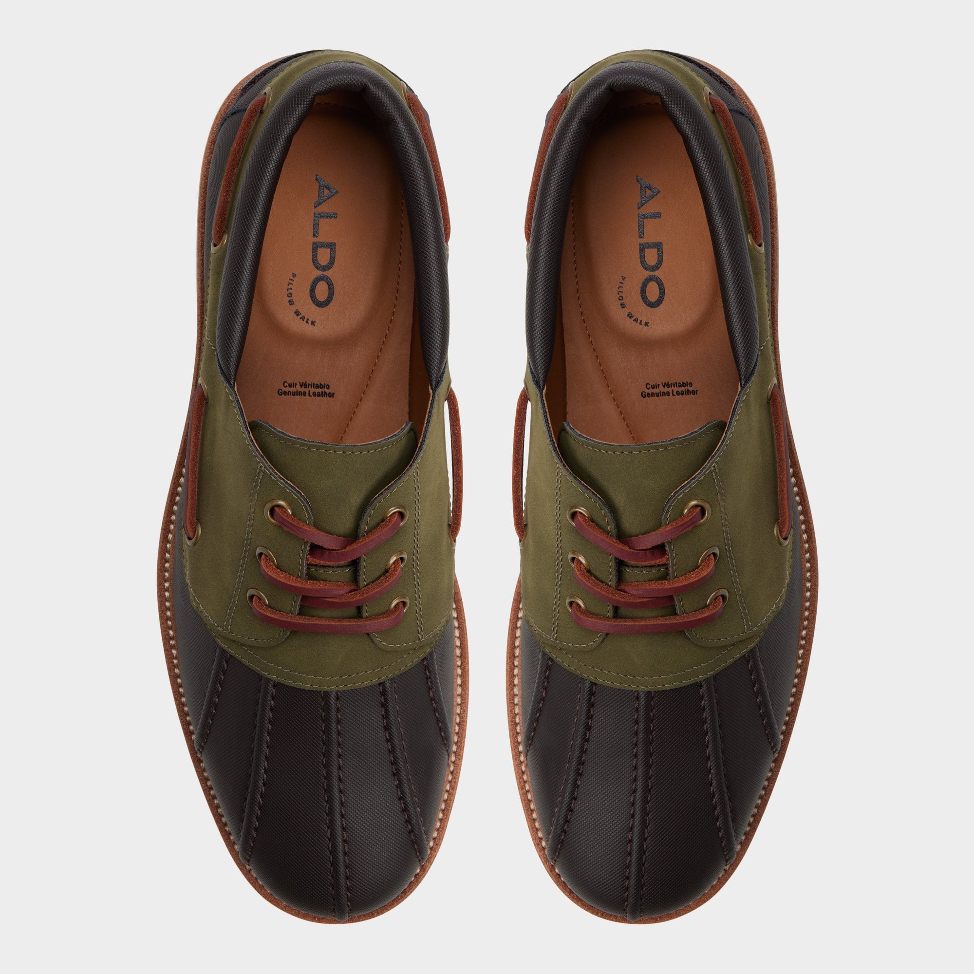 Aldo Finn in Brown Primary Multi - Boat shoe, Lug sole