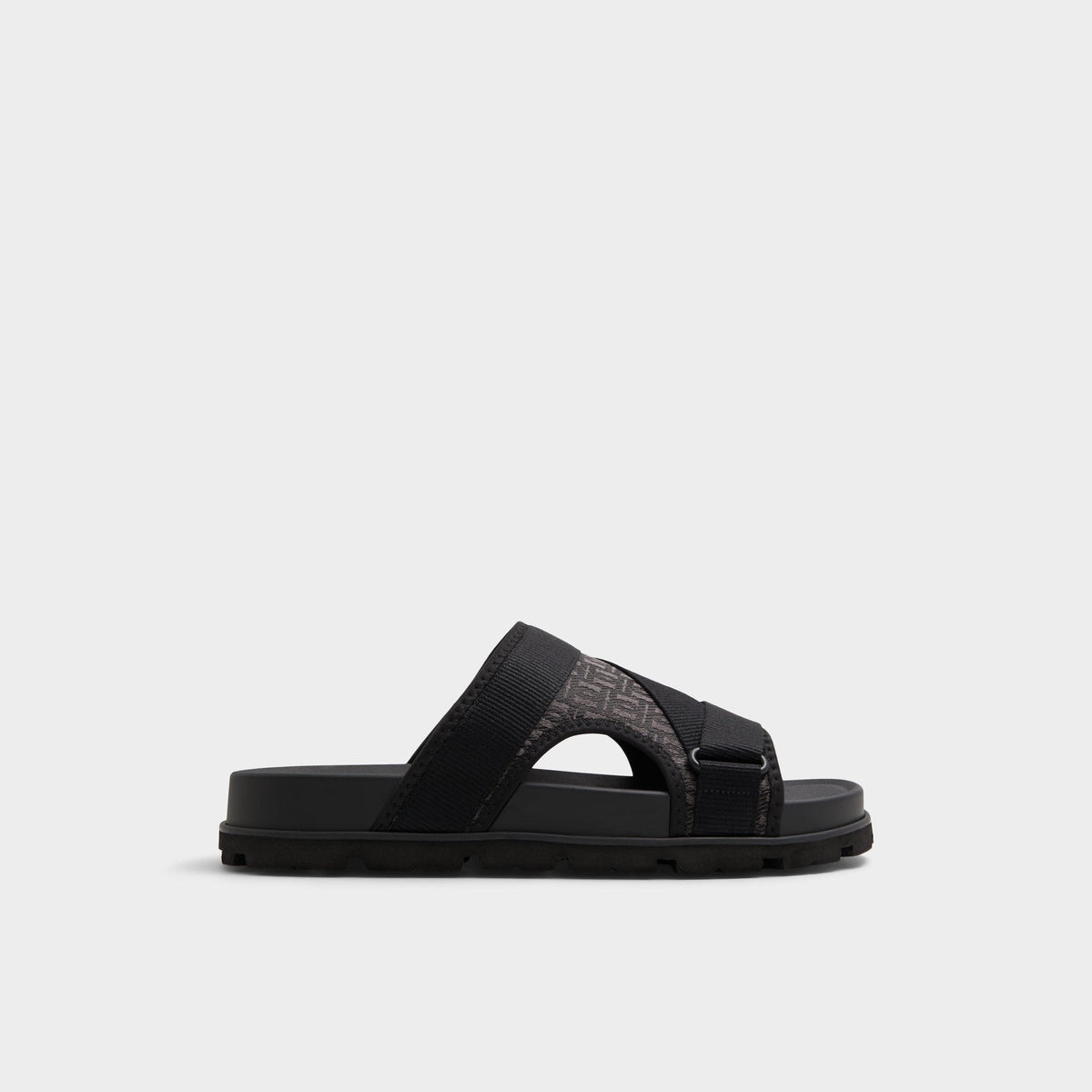 Aldo Deniels Open Black Men's Slides - Slide sandal