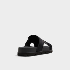 Aldo Deniels Open Black Men's Slides - Slide sandal