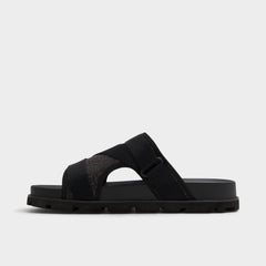Aldo Deniels Open Black Men's Slides - Slide sandal