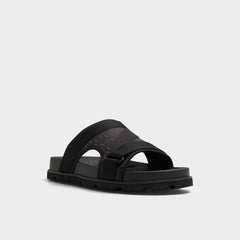 Aldo Deniels Open Black Men's Slides - Slide sandal