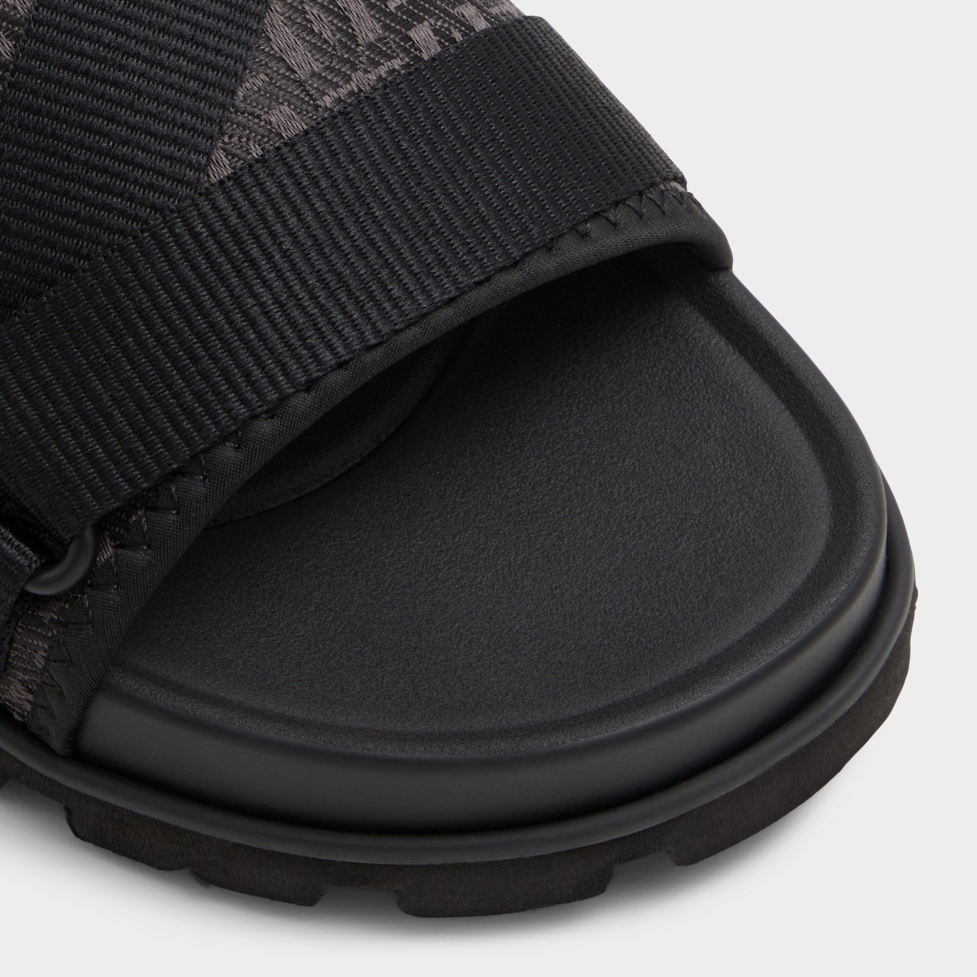 Aldo Deniels Open Black Men's Slides - Slide sandal