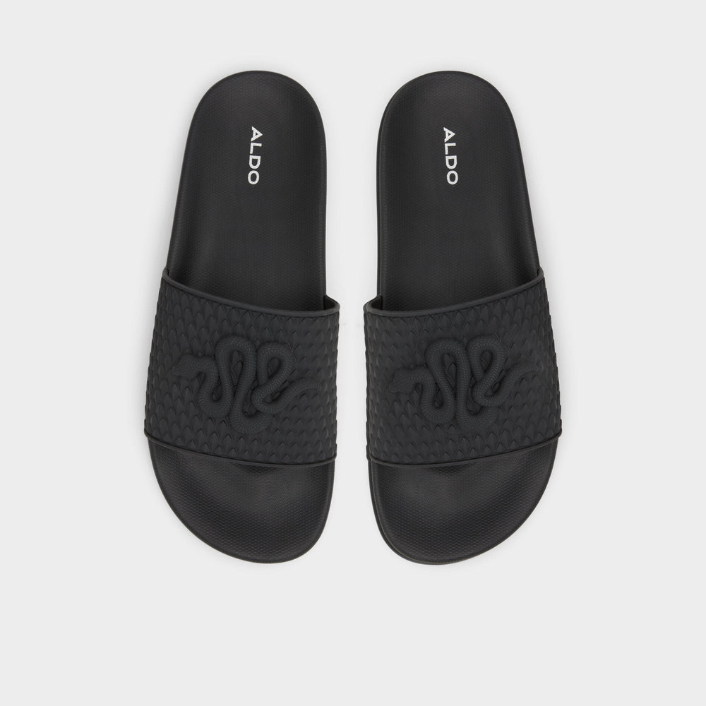 Aldo Kedau Black Men's Slides - Slide sandal