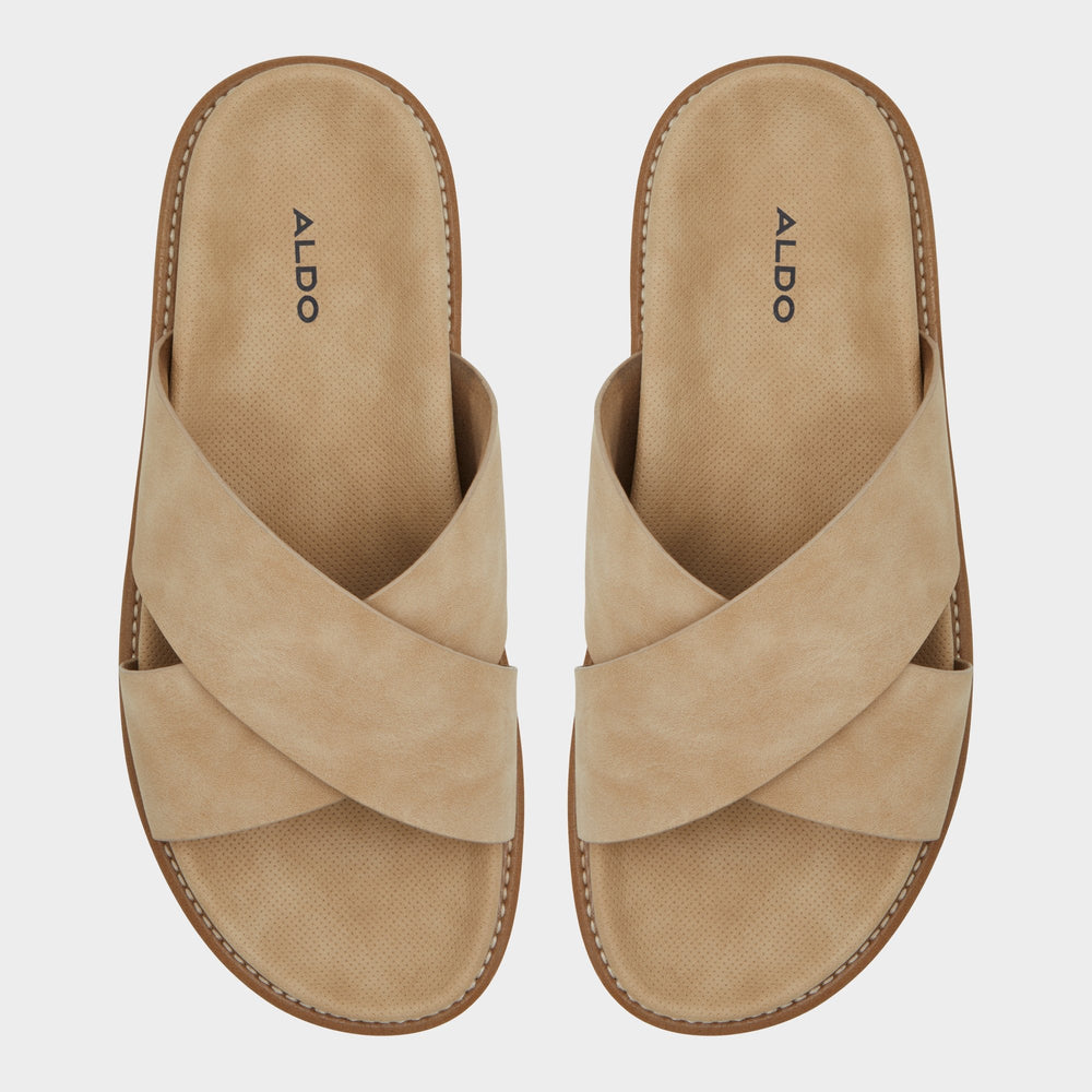 Aldo Marrin Beige Men's Slides - Slide sandal