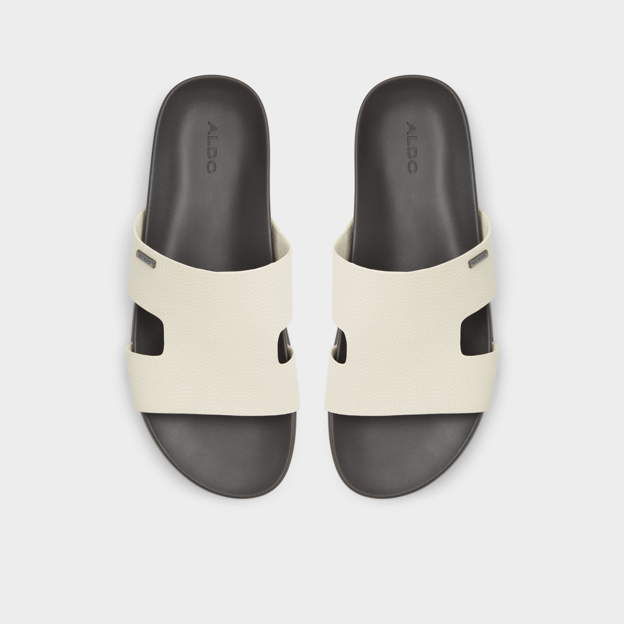 Aldo Mondi Light Grey Men's Slides - Slide sandal