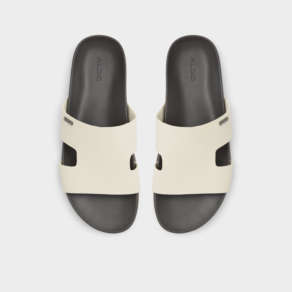 Aldo Mondi Light Grey Men's Slides - Slide sandal