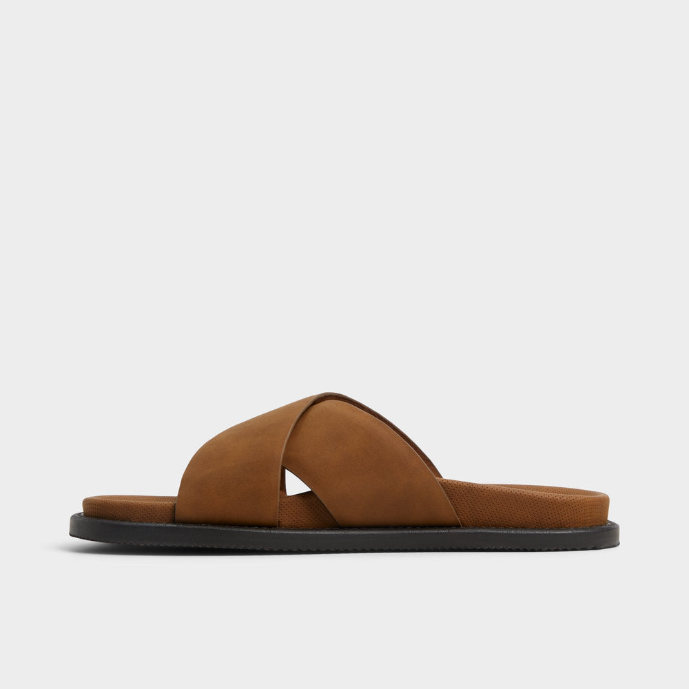 Aldo Marrin Cognac Men's Slides - Slide sandal