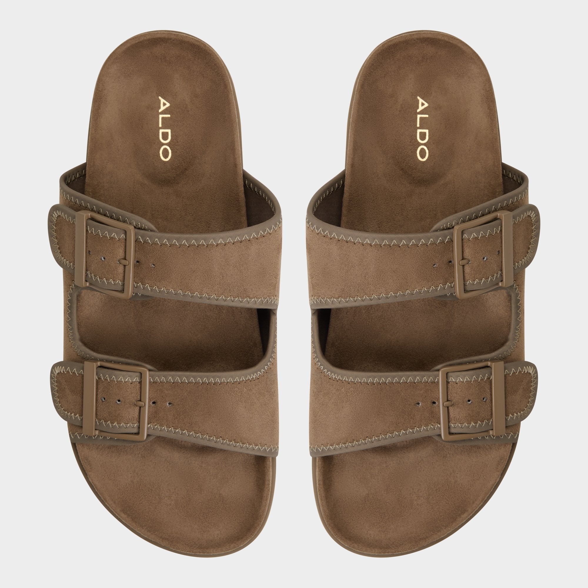 Aldo Sunnyside Light Brown Men's Slides - Slide sandal