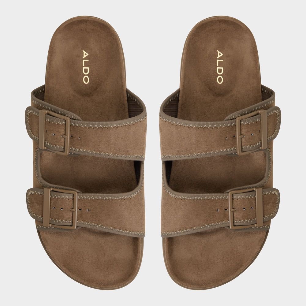 Aldo Sunnyside Light Brown Men's Slides - Slide sandal