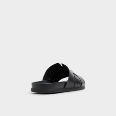 Aldo Padien Black Men's Sandals & Slides - Slide sandal