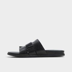 Aldo Padien Black Men's Sandals & Slides - Slide sandal