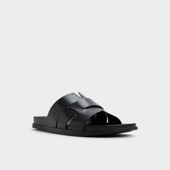 Aldo Padien Black Men's Sandals & Slides - Slide sandal