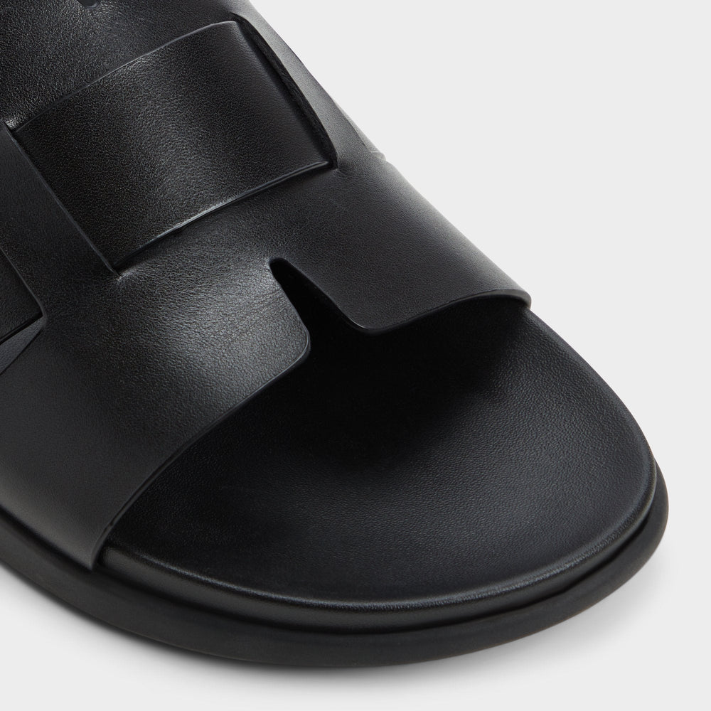 Aldo Padien Black Men's Sandals & Slides - Slide sandal