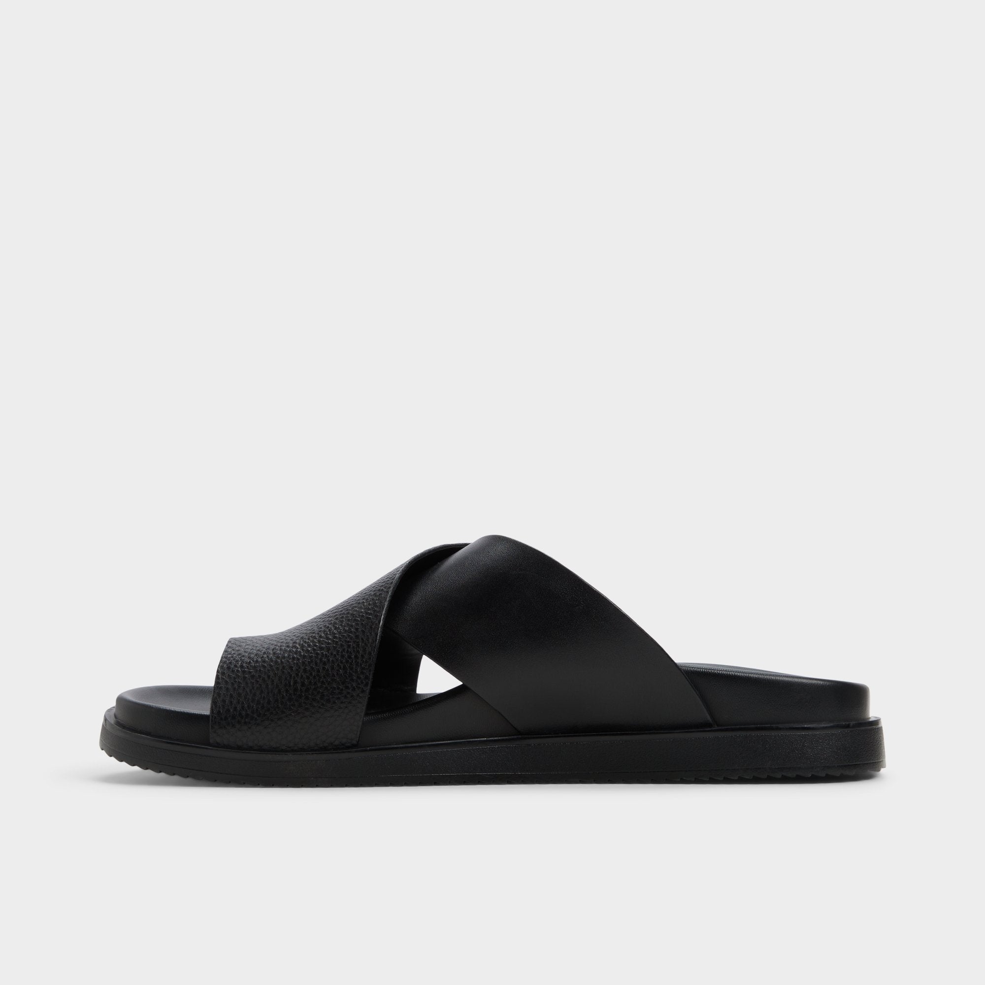 Aldo Darley Black Men's Sandals & Slides - Strappy flat sandal