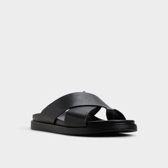 Aldo Darley Black Men's Sandals & Slides - Strappy flat sandal