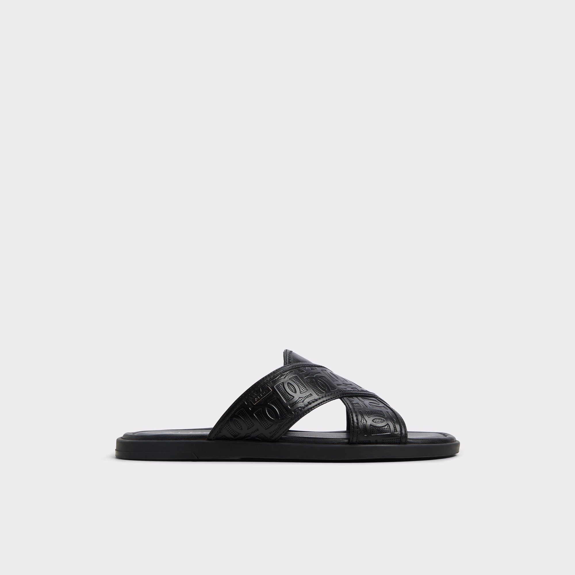 Aldo Olino Open Black Men's Slides - Slide sandal